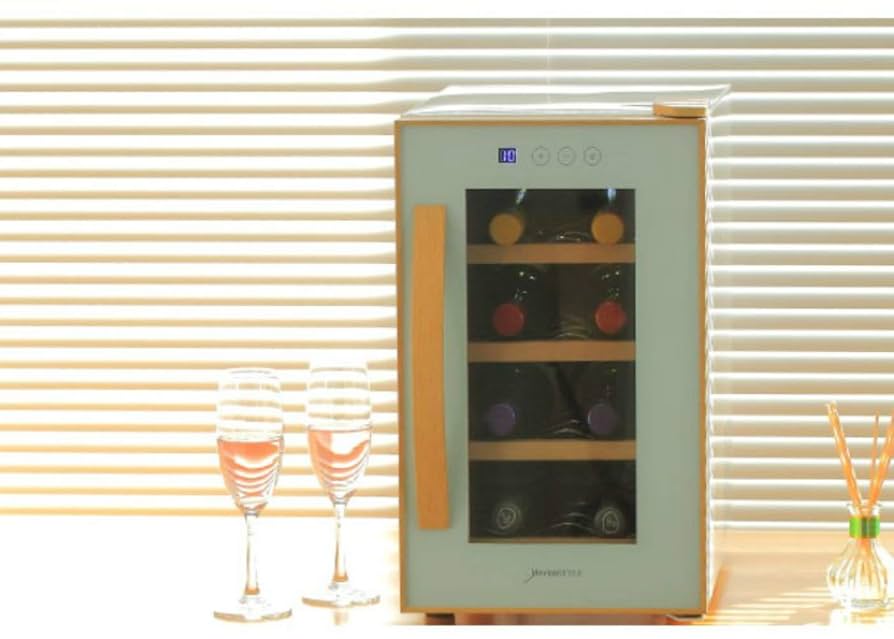 Amazon｜CE-8W-W(ホワイト) 8本用ワインセラー ペルチェ式